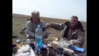 Пьяные Русские охотники Drunk Russian Hunters