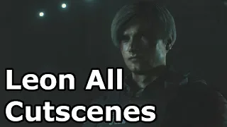 Resident Evil 2 Remake Leon S Kennedy - All Cutscenes (Game Movie)