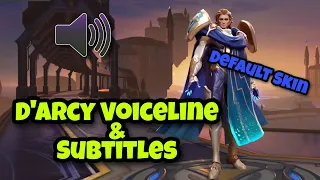 D'arcy Voice Lines (Default Skin) D'arcy All Quotes & Sayings | AoV YouTube | Liên Quân Mobile