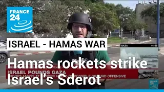 Hamas rockets continue to strike Israel's Sderot • FRANCE 24 English