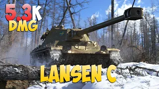 Lansen C - 7 Kills 5.3K DMG - Glass knight! - World Of Tanks