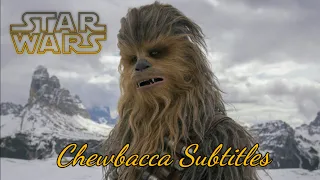 Chewbacca subtitles  (What Chewie really says)