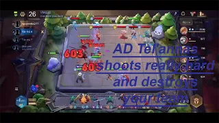 AD Tel'annas shoots really hard and destroys your team