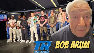 Bob Arum talks Xander Zayas, Bruce Carrington,  Naoya Inoue, Nisa Rodriguez, and more #toprank