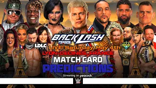 WWE Backlash 2024 - Card Predictions