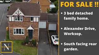 FOR SALE!! - Alexander Drive, Worksop