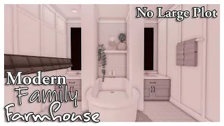 ROBLOX | Bloxburg: Modern Family Farmhouse Speedbuild | Part 2 | 487k | Ellvoi