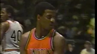 1983 IHSA Boys Basketball Class AA Quarterfinal Game: Springfield Lanphier vs East St Louis Lincoln