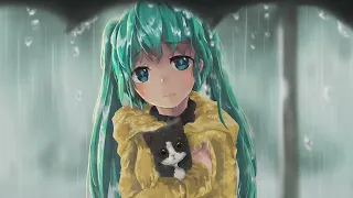 Hatsune Miku - La gata bajo la lluvia (Cover Japones)