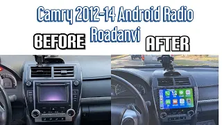 Amazing Head unit for Camry 2012 to 2014 | Full Installation I Roadanvi I Apple CarPlay
