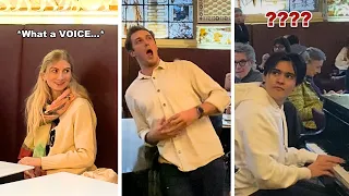 OPERA singer pranked a whole restaurant🗣️😳 - La Donna è mobile, Verdi -