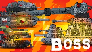 Мега Танки VS Мега Босс - Мультики про танки