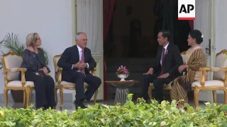 Australia PM and Indonesia president hold talks