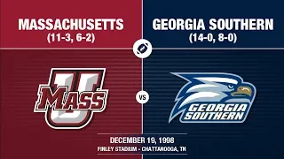 1998 I-AA National Championship - UMass vs Georgia Southern