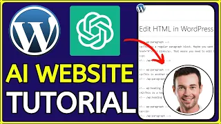 How To Use AI To Create Your Wordpress Website FAST! - ChatGPT