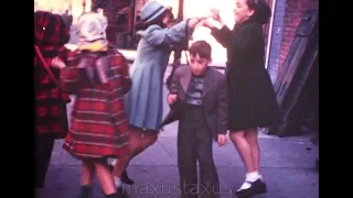 New York Streets Scenes and The Lights of Broadway 1940s, 1949, F421c