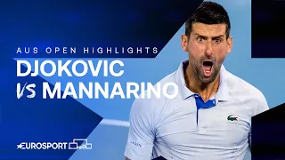 Novak Djokovic v Adrian Mannarino | Round Four | Extended Australian Open 2024 Highlights 🇦🇺