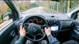 NEW Dacia Lodgy Stepway (1.5 Blue dCi 115 HP) 2021| POV Test Drive #679 Joe Black