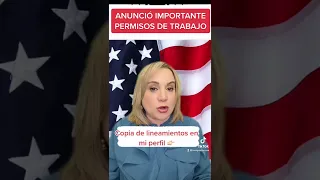 ANUNCIO DE USCIS SOBRE PERMISOS DE TRABAJO