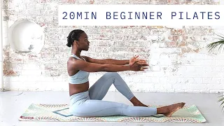 20 MIN FULL BODY PILATES WORKOUT FOR BEGINNERS - (REALISTIC AT HOME PILATES)