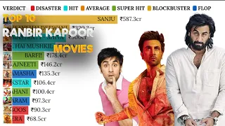 Top 10 Ranbir Kapoor Movies Ranked ✨ || MaHa Stats