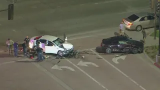 Police pursuit ends in crash in San Dimas