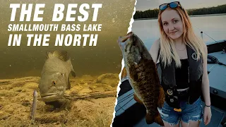 The BEST Smallmouth Bass Fishing Lake of the North? - Traveling to Beauchene Wilderness Lodge