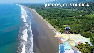 Costa Rica Beach Fishing! (RÓBALO Catch and Cook)