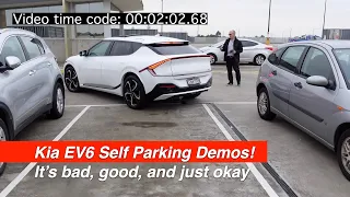 Kia EV6 Self Parking Tests - remote self parking assist needs work!