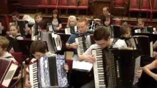 "Last of the Mohicans" - The Jimmy Blair Accordion Orchestra - September '09 - Rehearsal.