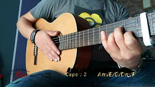 Lamouni li gharou meni - جيتار - لاموني إلي غارو مني - Guitare Cover - Mélodie - Accords