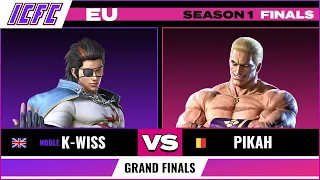 NOBLE K-Wiss (Hwoarang) vs PiKaH (Geese) - ICFC EU: Season 1 Finals - Grand Final