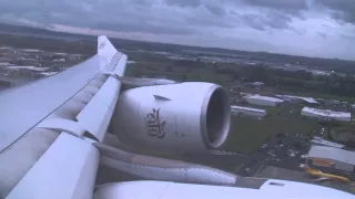 Emirates A340-541 [EK435] Take-off - Auckland [AKL-BNE]