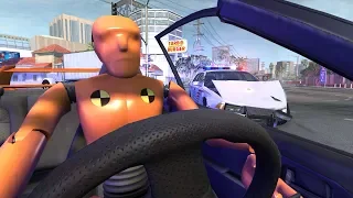 Crash Test Dummy: Police Escape | BeamNG.drive