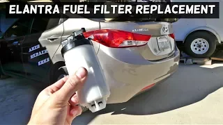 HOW TO REPLACE FUEL FILTER ON HYUNDAI ELANTRA