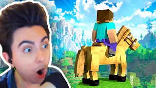 Reacciono a la Película LOST STEVE - Alex and Steve Life (Minecraft Animation)