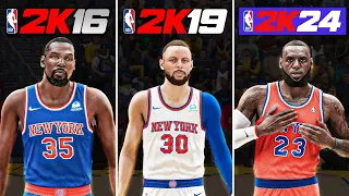 Rebuilding the Knicks in Every NBA 2K Game