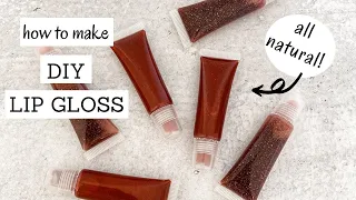 How to Make Lip Gloss | ALL NATURAL | Bumblebee Apothecary