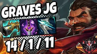 OTP GRAVES vs LEE SIN [ JUNGLE ] Lol Grandmaster Korea 11.17