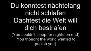 Oomph! - Lass mich raus (Lyrics w/ English Translation)