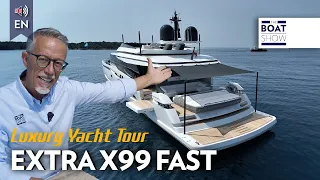 [ENG] EXTRA X99 FAST - Luxury Yacht Tour and Review - The Boat Show