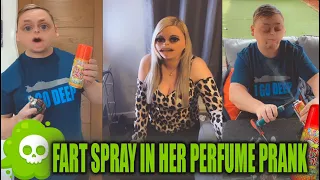 I put FART SPRAY in her Perfume Prank 🤣 prank wars