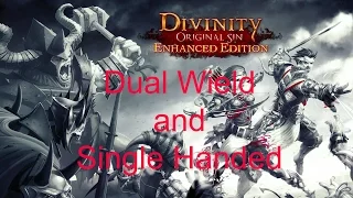 Divinity Original Sin dual wielding and single handed