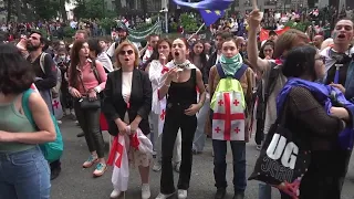 Protests continue in Tbilisi following parliament vote