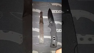 discussing grind angle and edge retention on cold steel s35vn.