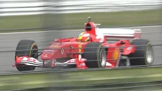 Mick Schumacher driving the Ferrari F2004 (F1 V10 Sound)