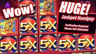 HUGE BETS & WINS ON LANTERN RICHES HIGH LIMIT SLOT MACHINE ➜ JACKPOT HANDPAY