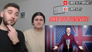 BRITISH COUPLE REACTS | 5 Ways British and American Humor is Very Different