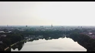 Münster - Aasee - drone video - the view from above