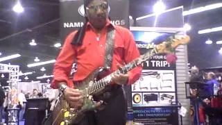Ernie Isley 2014 Grammy Award Winner + Reunion Blues - 2014 NAMM show!